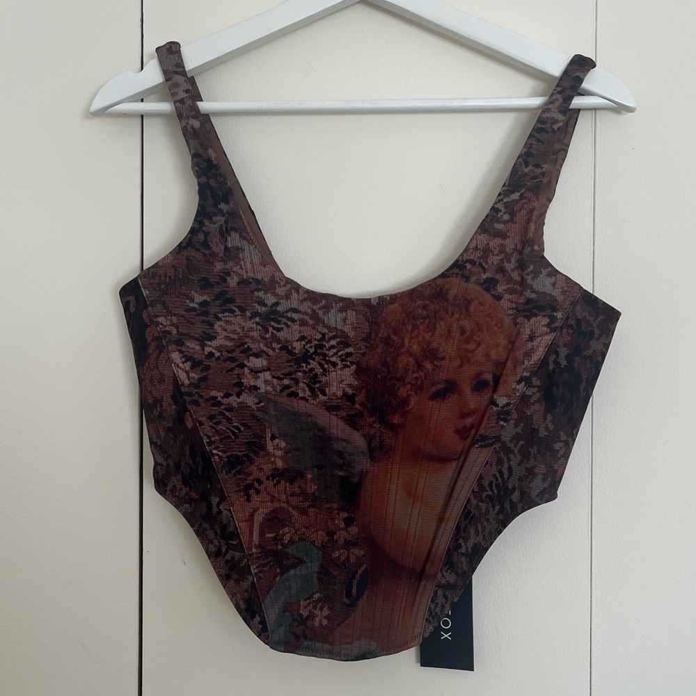 White Fox Renaissance Corset Top